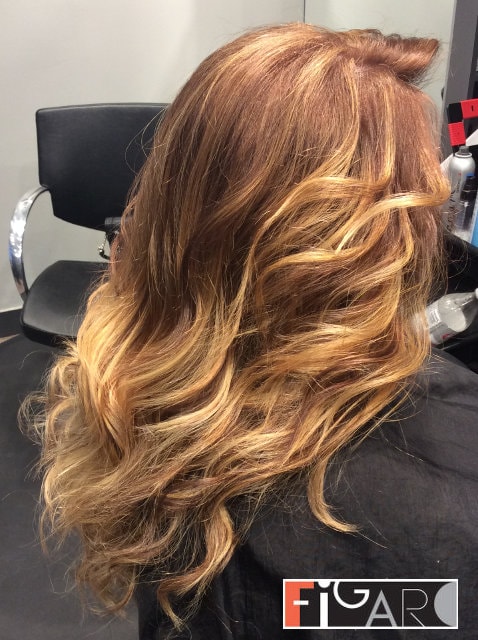 Окрашивание волос техникой Балаяж Balayage. Работы Арт директора Салона Фигаро Елены Богданец